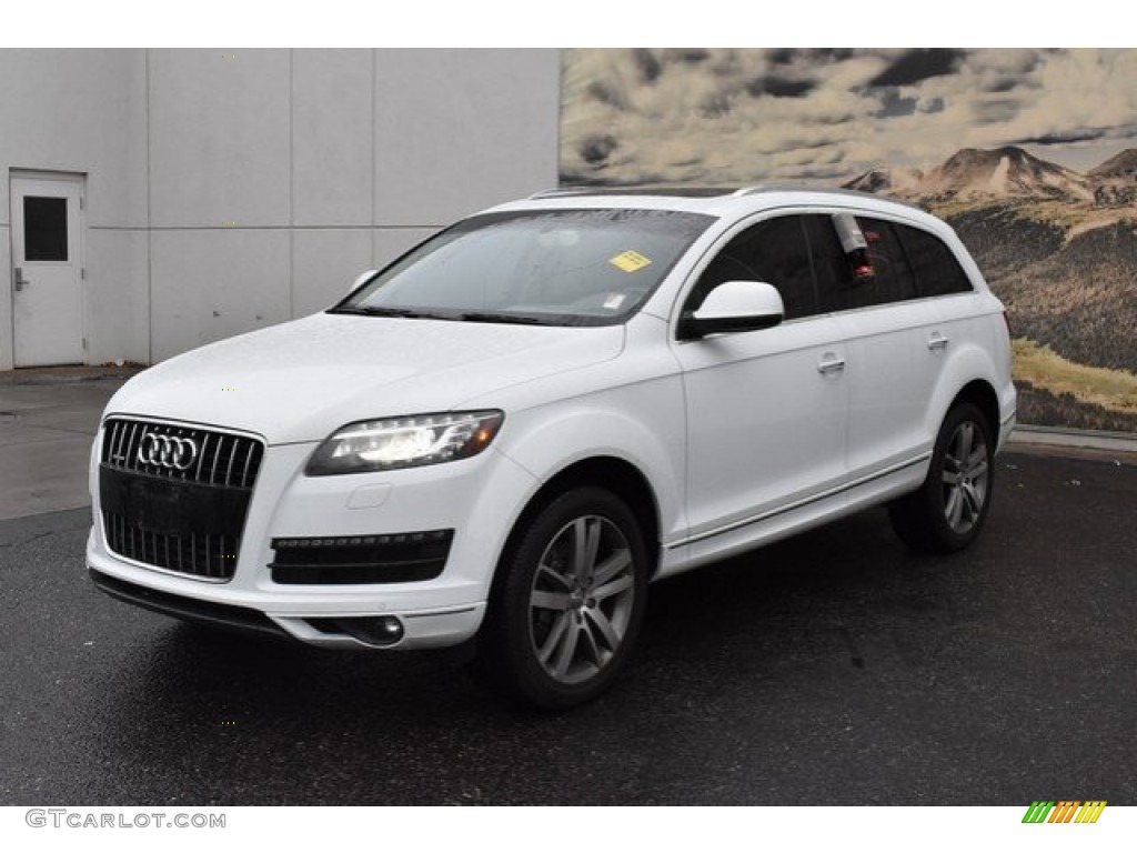 2013 Q7 3.0 TFSI quattro - Glacier White Metallic / Cardamom Beige photo #2