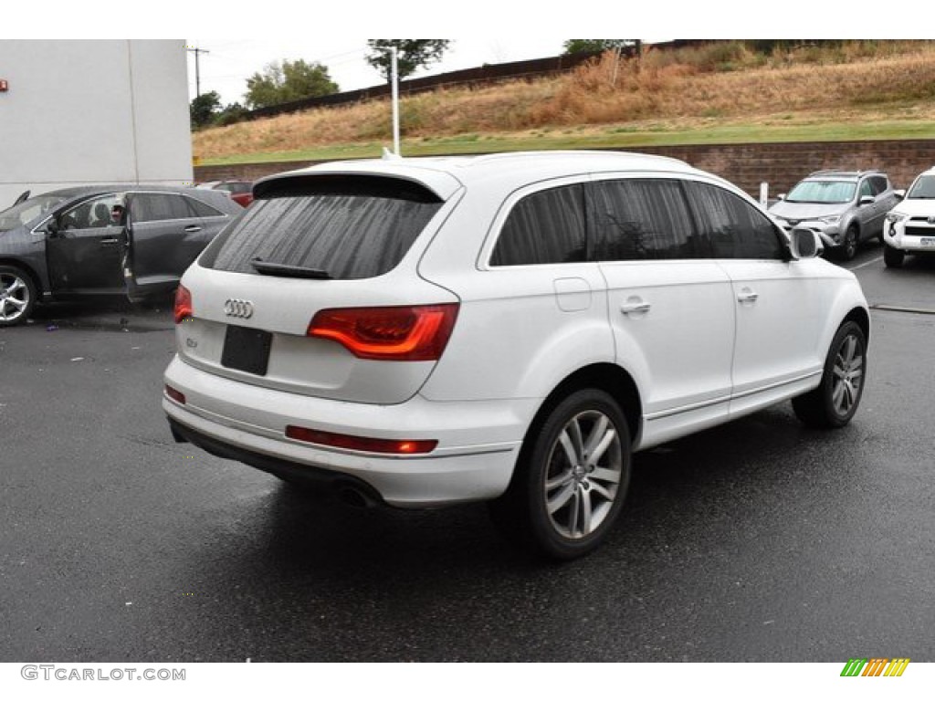 2013 Q7 3.0 TFSI quattro - Glacier White Metallic / Cardamom Beige photo #6