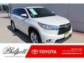 Blizzard Pearl White 2015 Toyota Highlander Limited