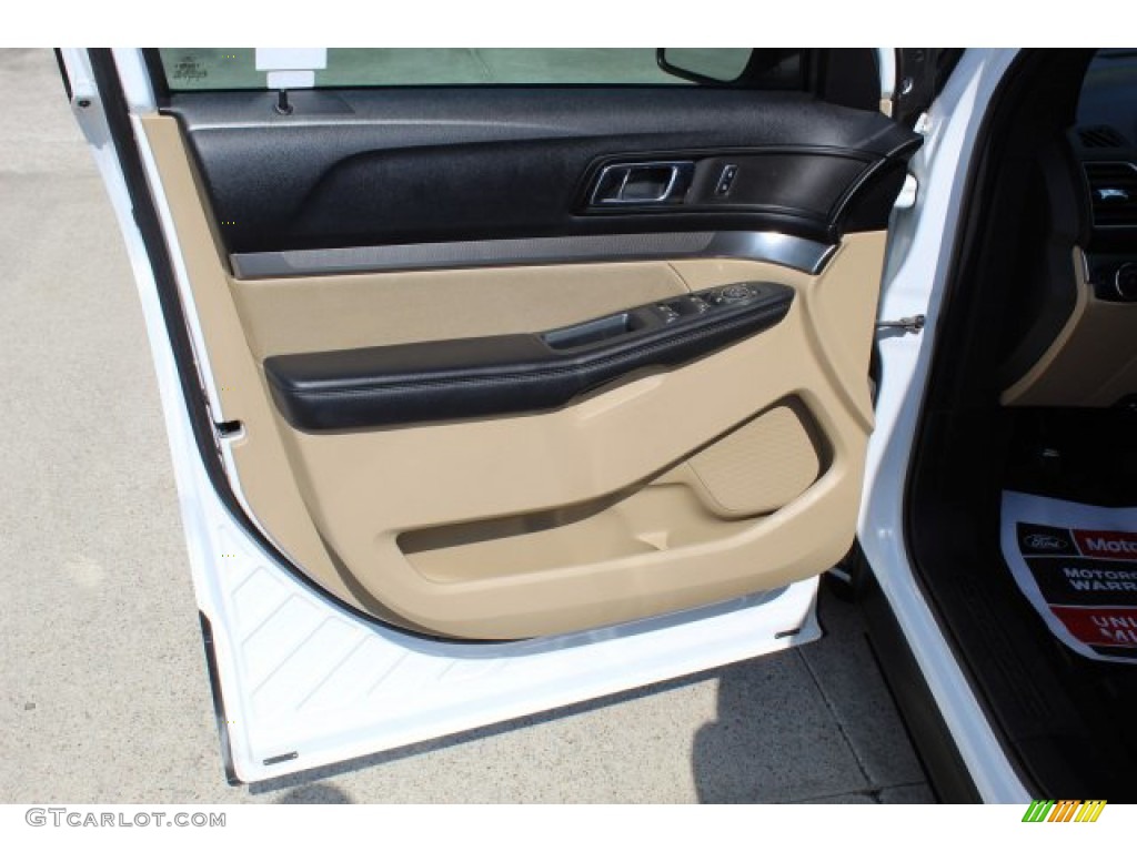 2016 Explorer FWD - Oxford White / Medium Light Camel photo #10