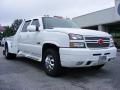 2005 Summit White Chevrolet Silverado 3500 LT Crew Cab 4x4 Chassis  photo #2