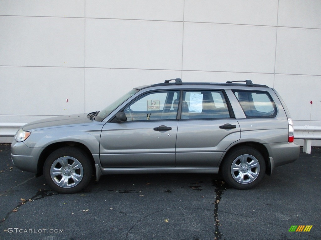 2006 Forester 2.5 X - Crystal Gray Metallic / Graphite Gray photo #2