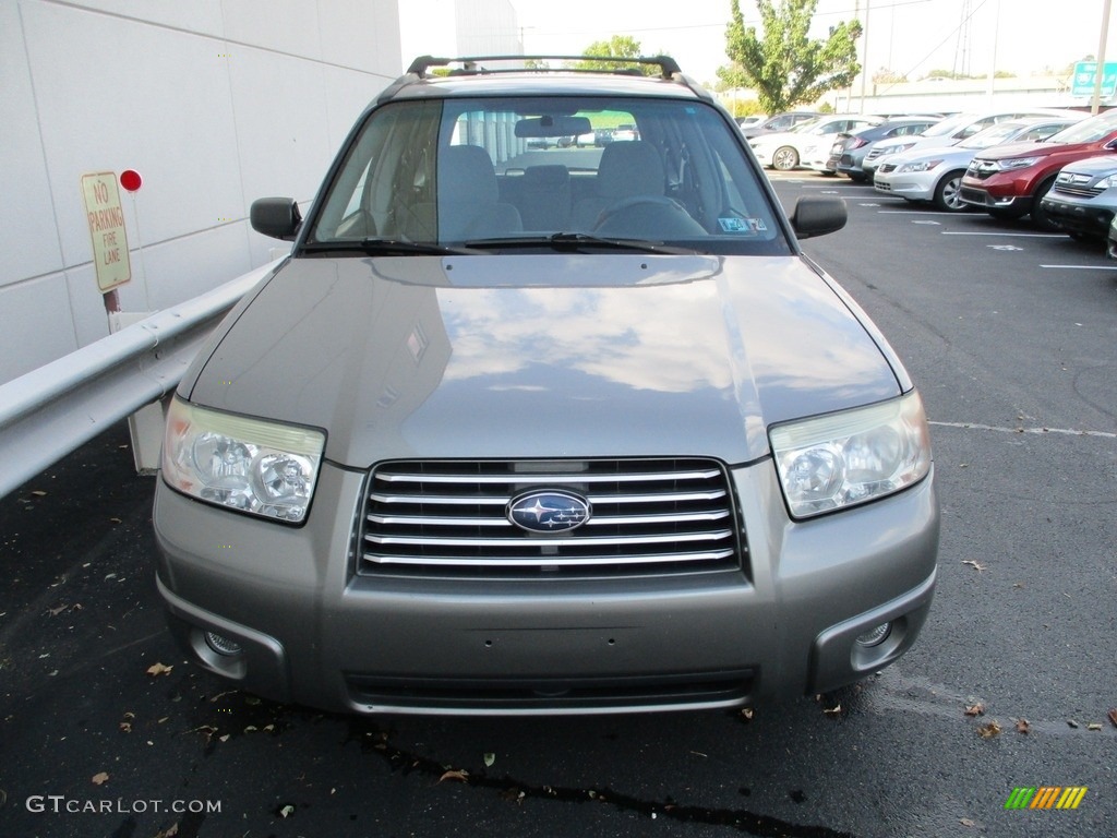 2006 Forester 2.5 X - Crystal Gray Metallic / Graphite Gray photo #9