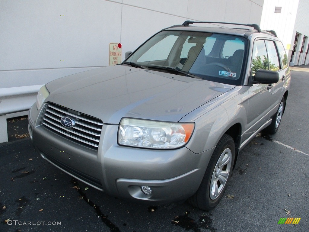 2006 Forester 2.5 X - Crystal Gray Metallic / Graphite Gray photo #10