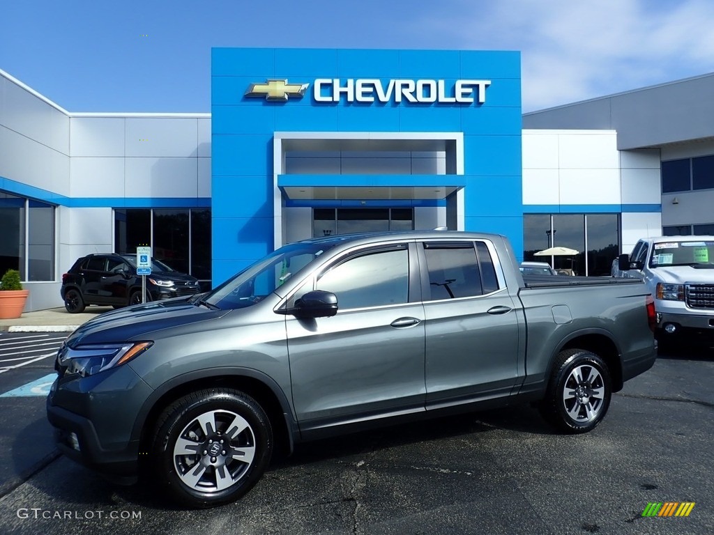 2017 Ridgeline RTL-T AWD - Forest Mist Metallic / Gray photo #1