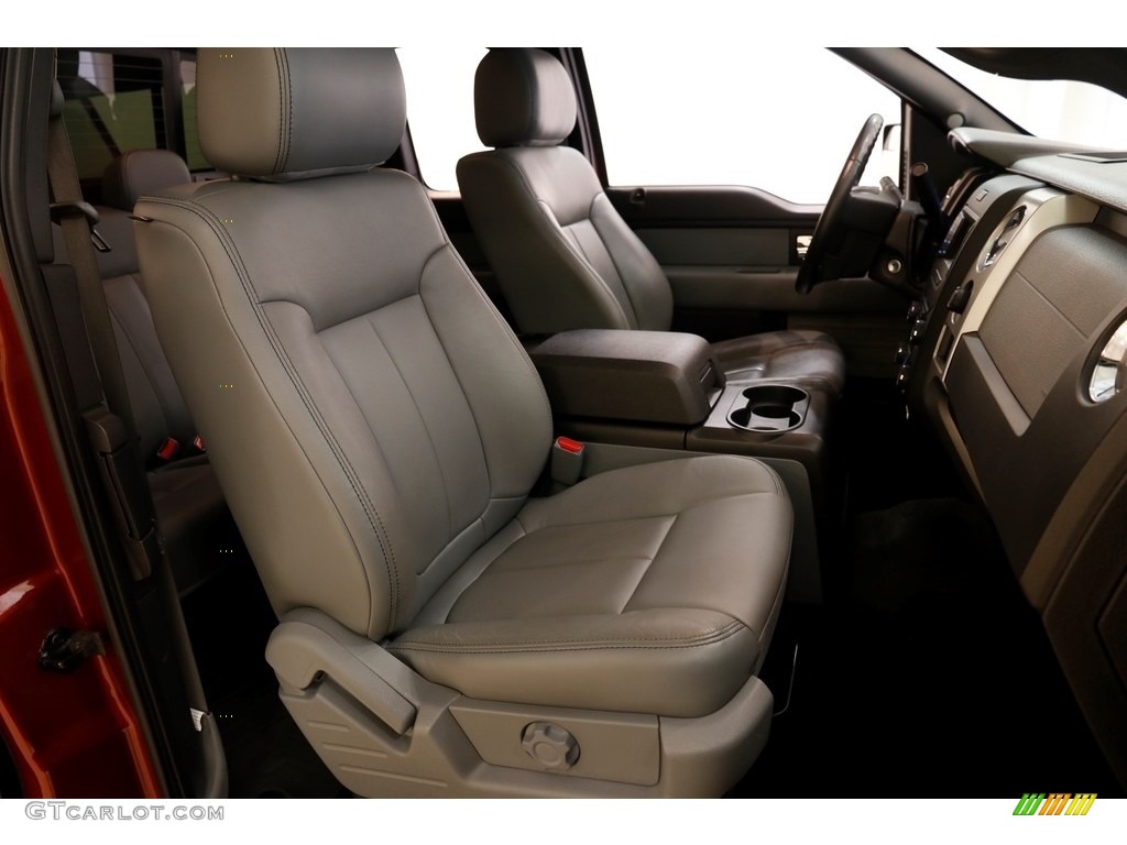 2014 F150 XLT SuperCab 4x4 - Sunset / Steel Grey photo #14