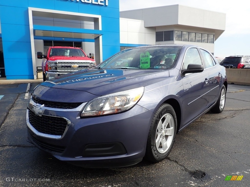 2014 Malibu LS - Atlantis Blue Metallic / Jet Black/Titanium photo #2