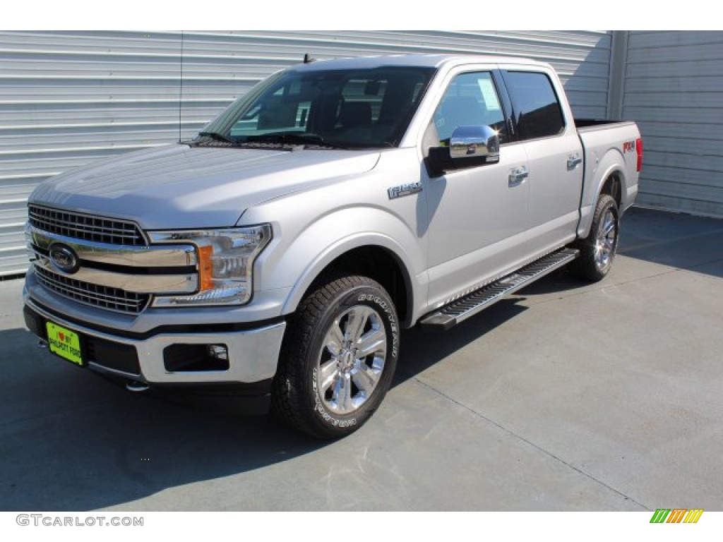 2019 F150 Lariat SuperCrew 4x4 - Ingot Silver / Black photo #4