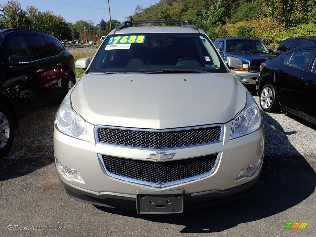 2011 Traverse LT - Gold Mist Metallic / Ebony/Ebony photo #5