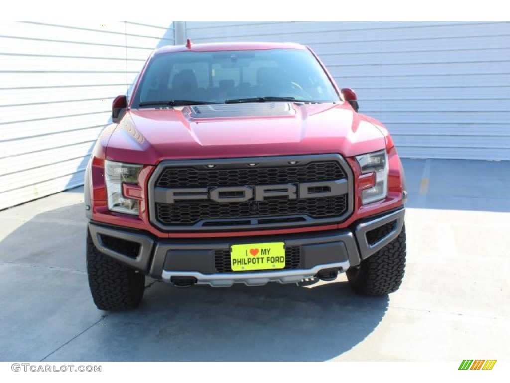 2019 F150 SVT Raptor SuperCrew 4x4 - Ruby Red / Raptor Black photo #3