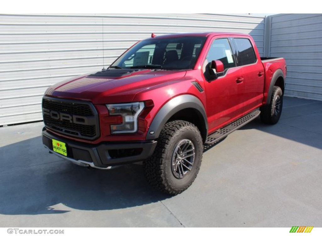 2019 F150 SVT Raptor SuperCrew 4x4 - Ruby Red / Raptor Black photo #4