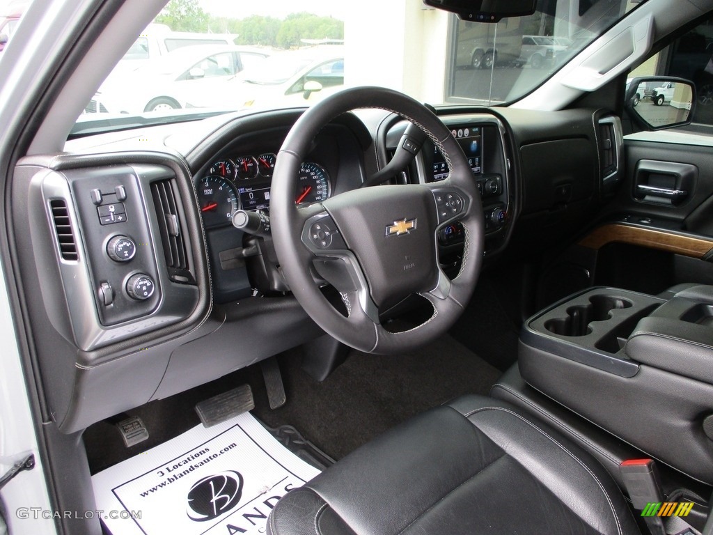 2017 Silverado 1500 LTZ Double Cab 4x4 - Silver Ice Metallic / Jet Black photo #6