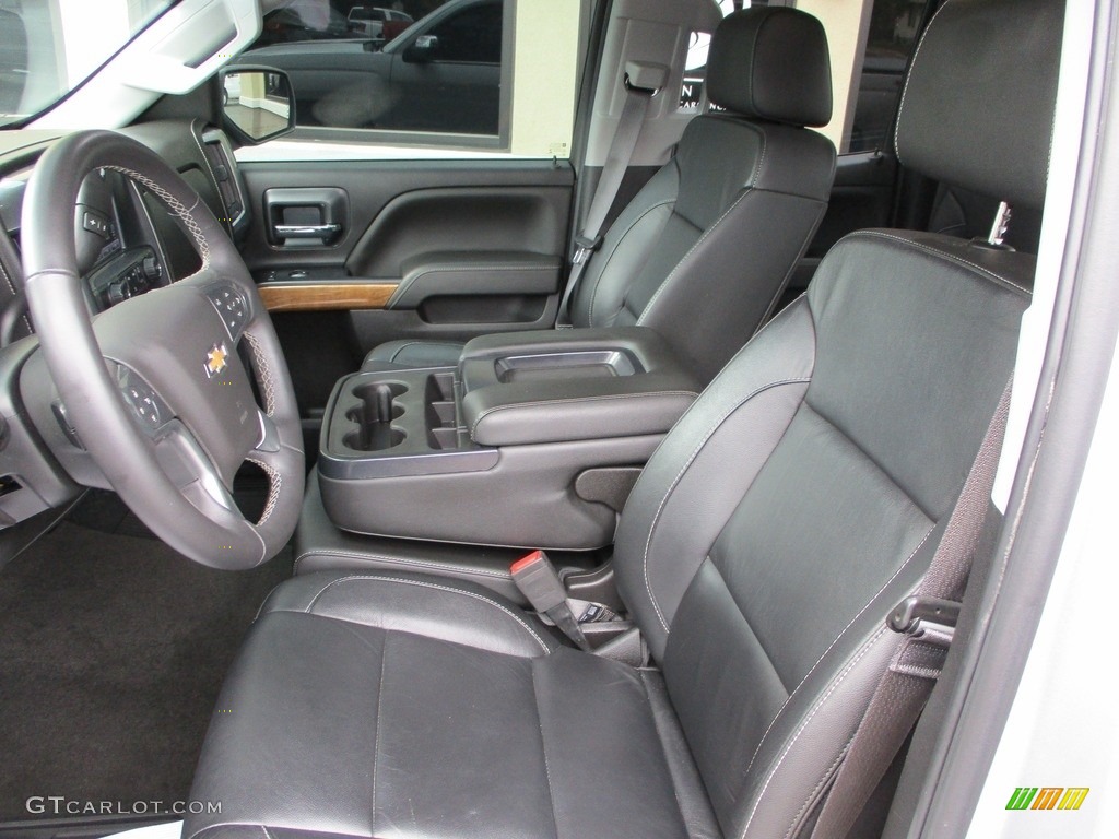 2017 Silverado 1500 LTZ Double Cab 4x4 - Silver Ice Metallic / Jet Black photo #7