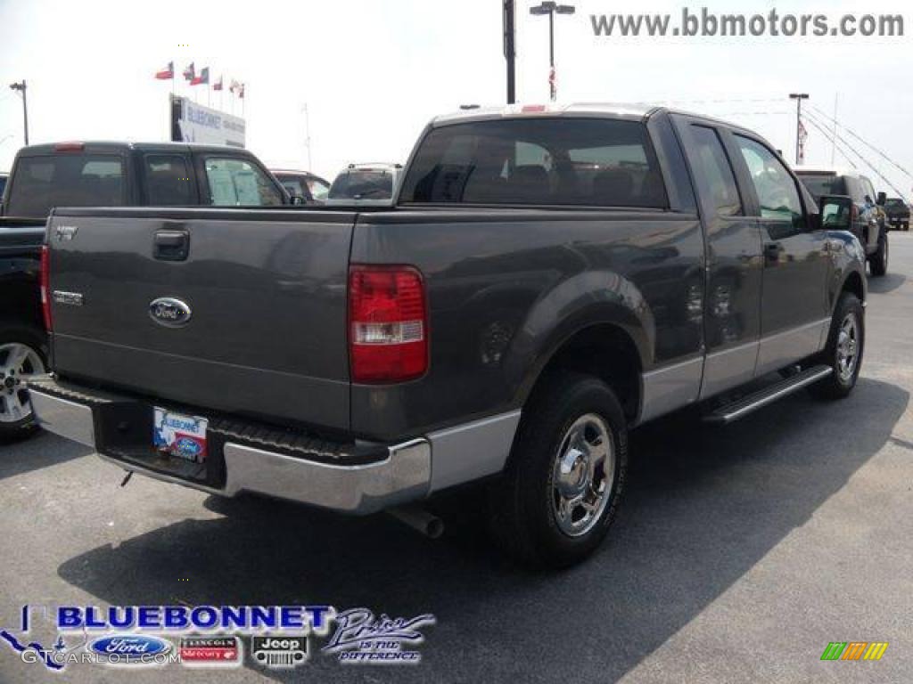 2006 F150 XLT SuperCab - Dark Shadow Grey Metallic / Medium/Dark Flint photo #3
