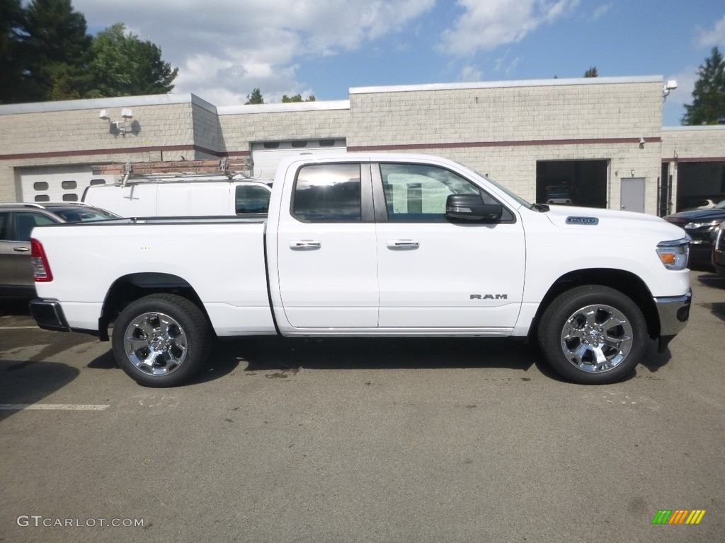 2020 1500 Big Horn Quad Cab 4x4 - Bright White / Black/Diesel Gray photo #6