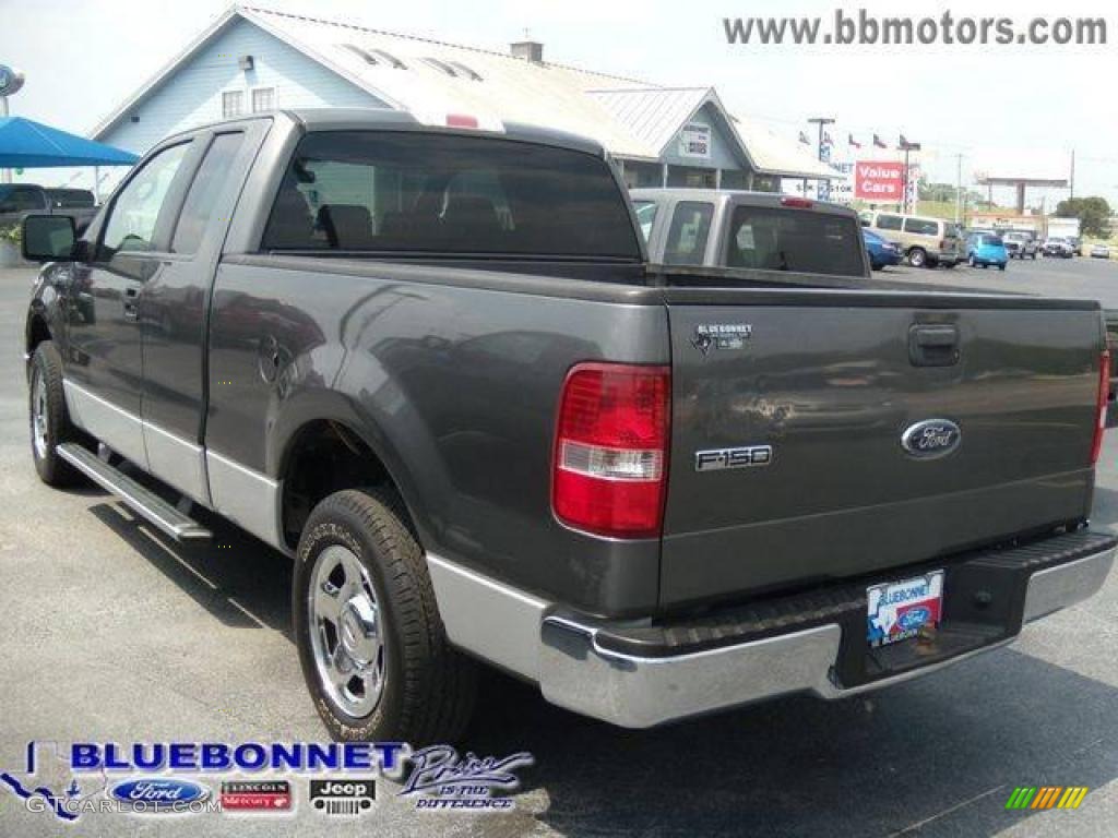 2006 F150 XLT SuperCab - Dark Shadow Grey Metallic / Medium/Dark Flint photo #6
