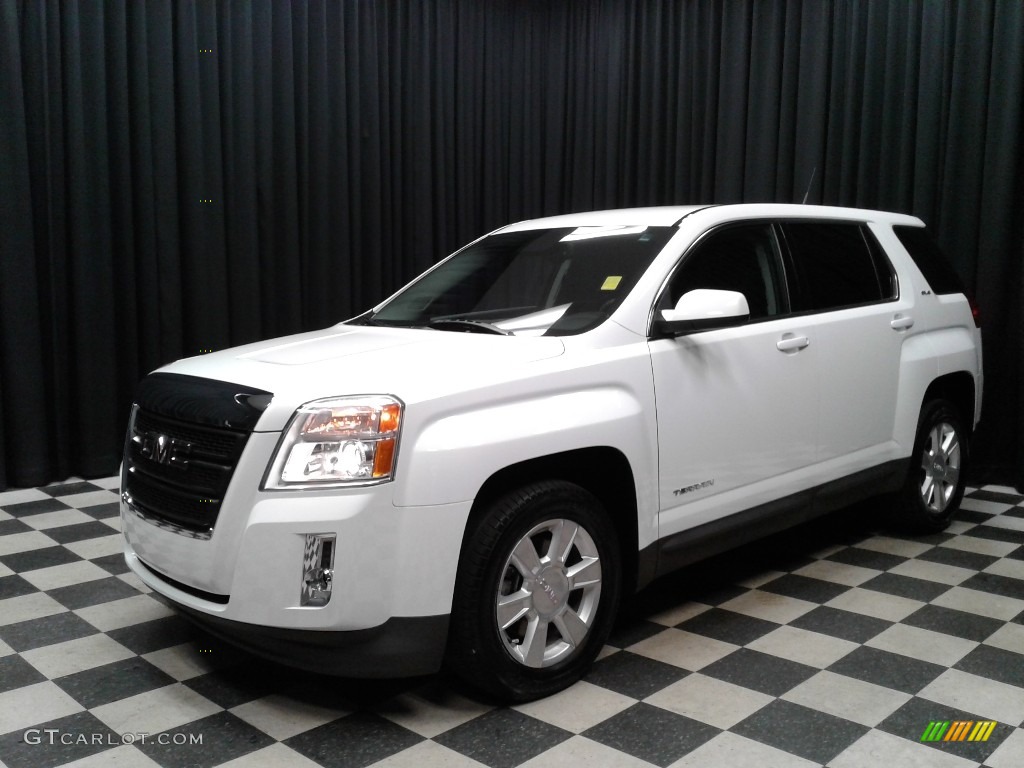 2012 Terrain SLE AWD - Olympic White / Jet Black photo #2