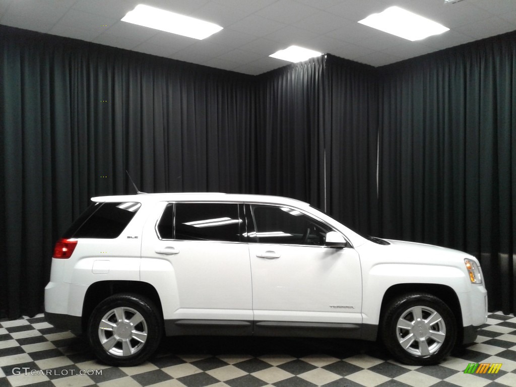 2012 Terrain SLE AWD - Olympic White / Jet Black photo #5