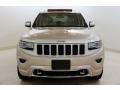 2014 Cashmere Pearl Jeep Grand Cherokee Overland 4x4  photo #2