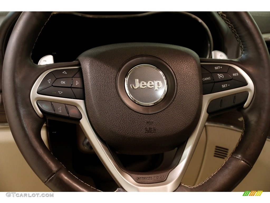 2014 Grand Cherokee Overland 4x4 - Cashmere Pearl / Overland Nepal Jeep Brown Light Frost photo #6