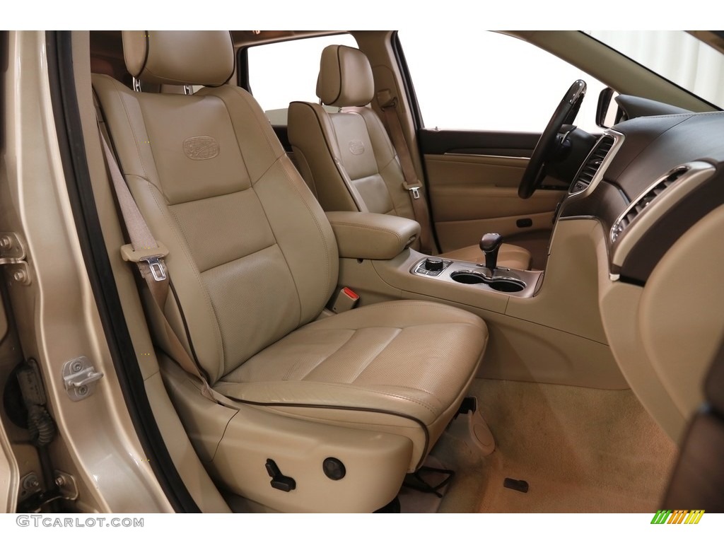 2014 Grand Cherokee Overland 4x4 - Cashmere Pearl / Overland Nepal Jeep Brown Light Frost photo #23