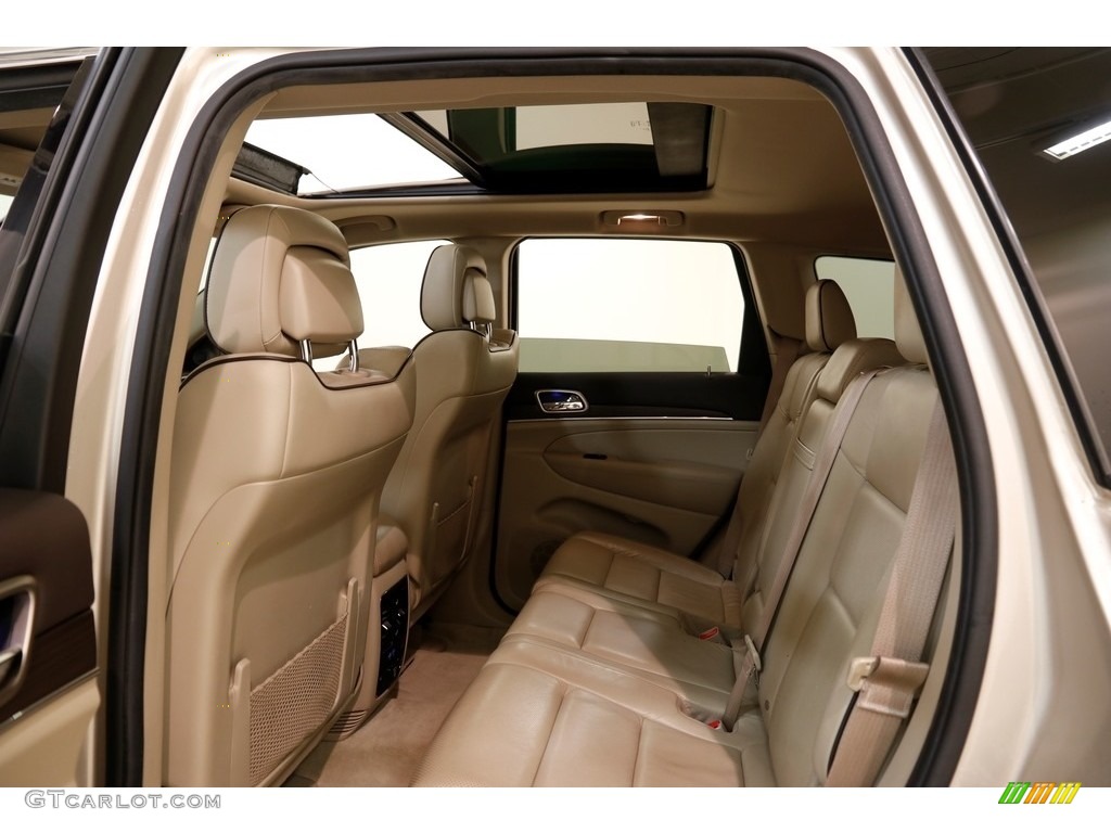 2014 Grand Cherokee Overland 4x4 - Cashmere Pearl / Overland Nepal Jeep Brown Light Frost photo #25