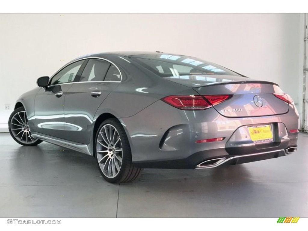 2019 CLS 450 Coupe - Selenite Grey Metallic / Magma Grey/Espresso Brown photo #2