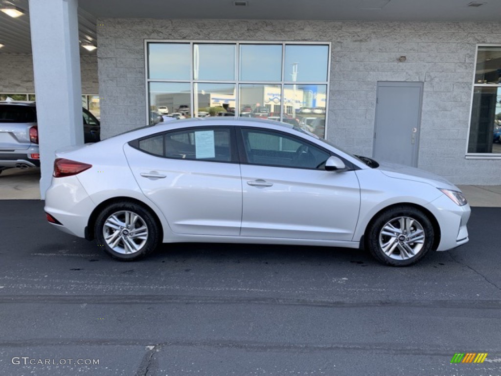 2019 Elantra SEL - Symphony Silver / Gray photo #3