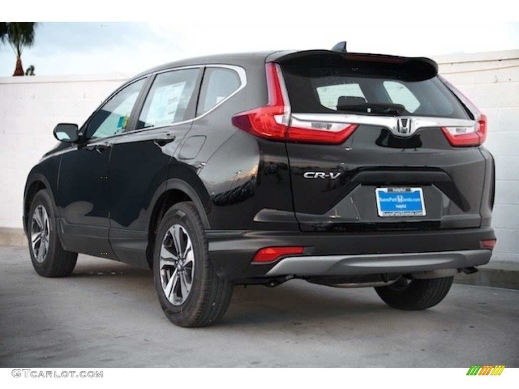 2019 CR-V LX - Crystal Black Pearl / Black photo #2