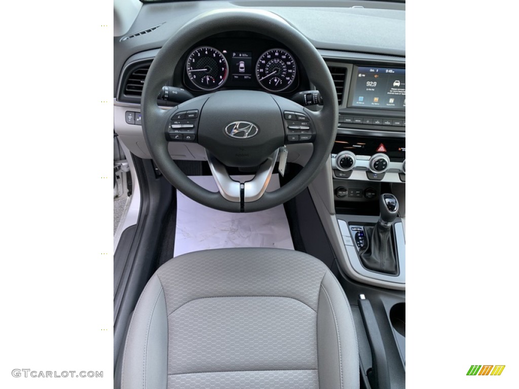 2019 Elantra SEL - Symphony Silver / Gray photo #14