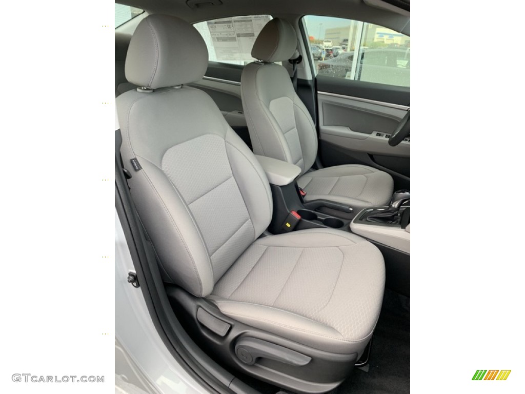 2019 Elantra SEL - Symphony Silver / Gray photo #28