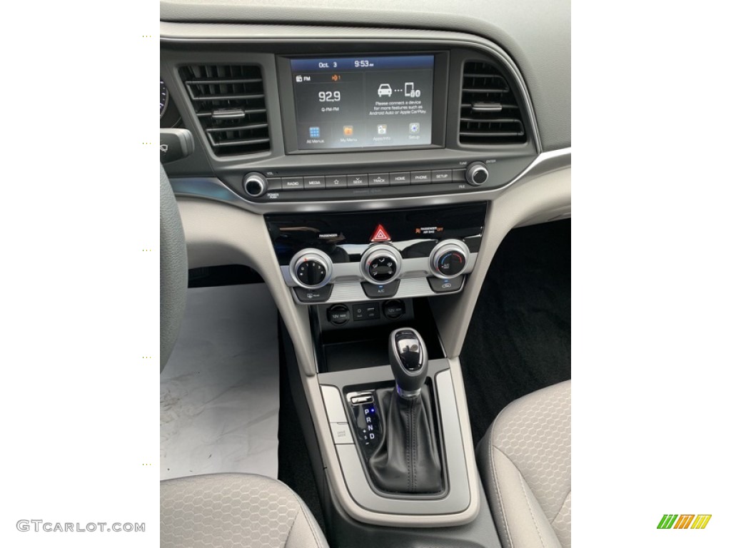2019 Elantra SEL - Symphony Silver / Gray photo #33