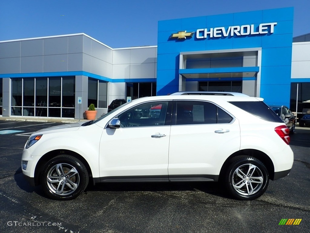 2017 Equinox Premier AWD - Iridescent Pearl Tricoat / Light Titanium/Jet Black photo #3