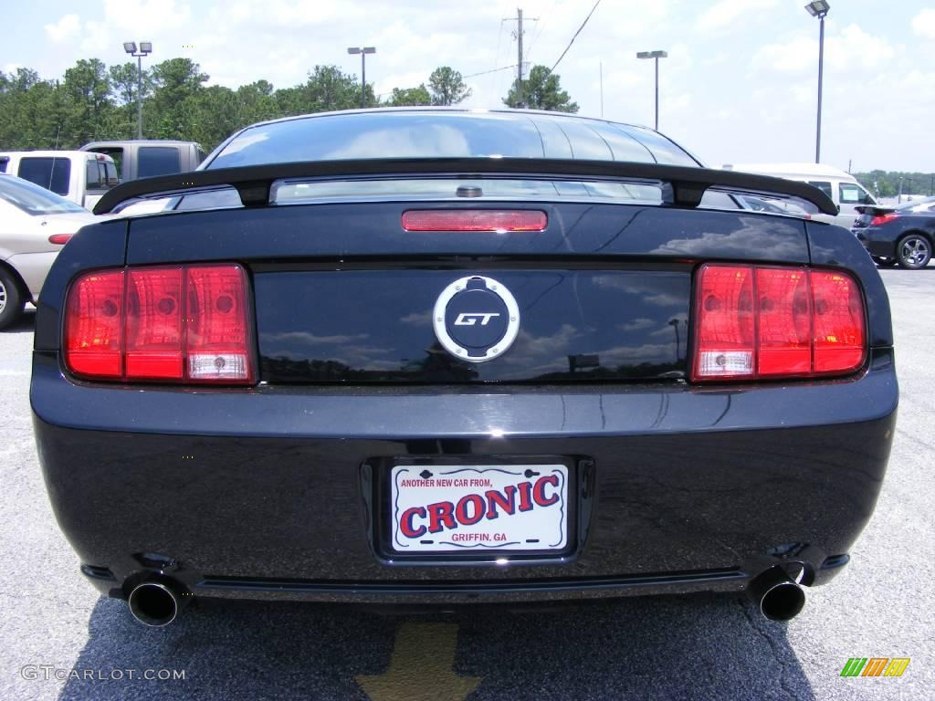 2008 Mustang GT Premium Coupe - Black / Dark Charcoal photo #7