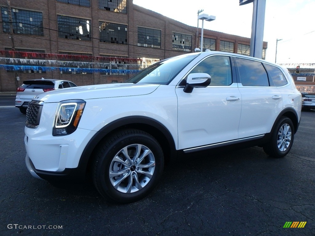 2020 Telluride LX AWD - Snow White Pearl / Black photo #7