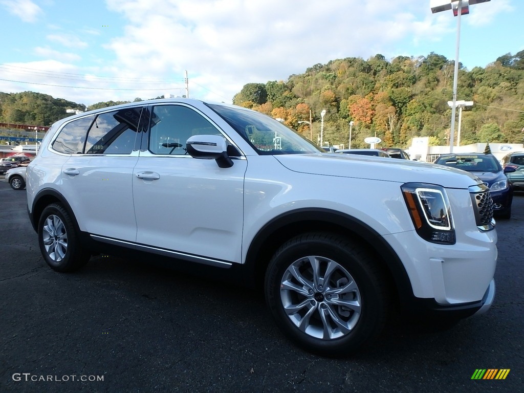 2020 Telluride LX AWD - Snow White Pearl / Black photo #9