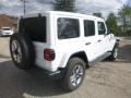 2020 Bright White Jeep Wrangler Unlimited Sahara 4x4  photo #5