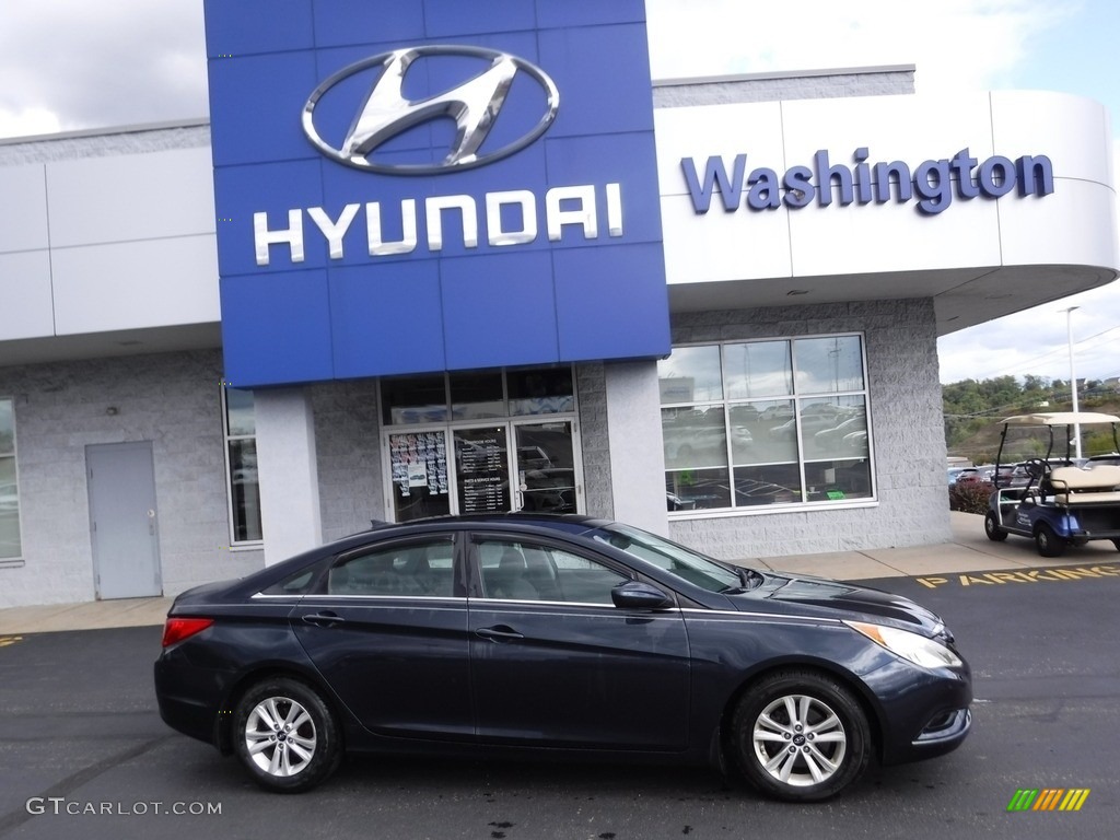 2012 Sonata GLS - Pacific Blue Pearl / Gray photo #2