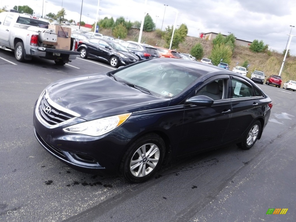 2012 Sonata GLS - Pacific Blue Pearl / Gray photo #5