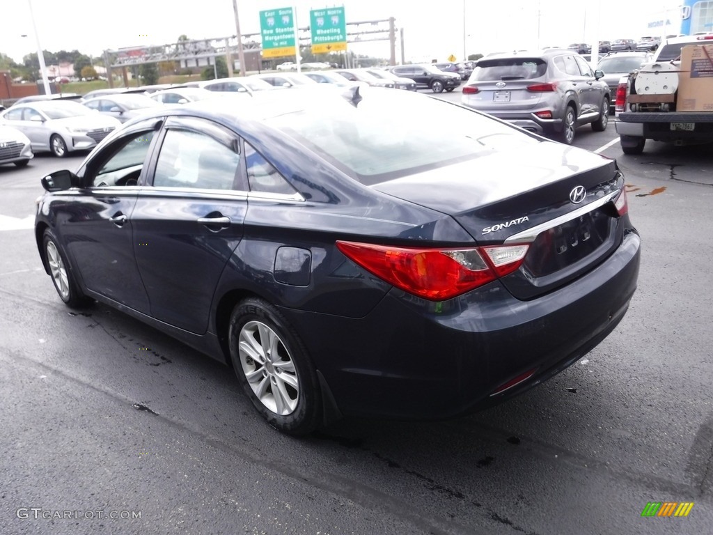 2012 Sonata GLS - Pacific Blue Pearl / Gray photo #8