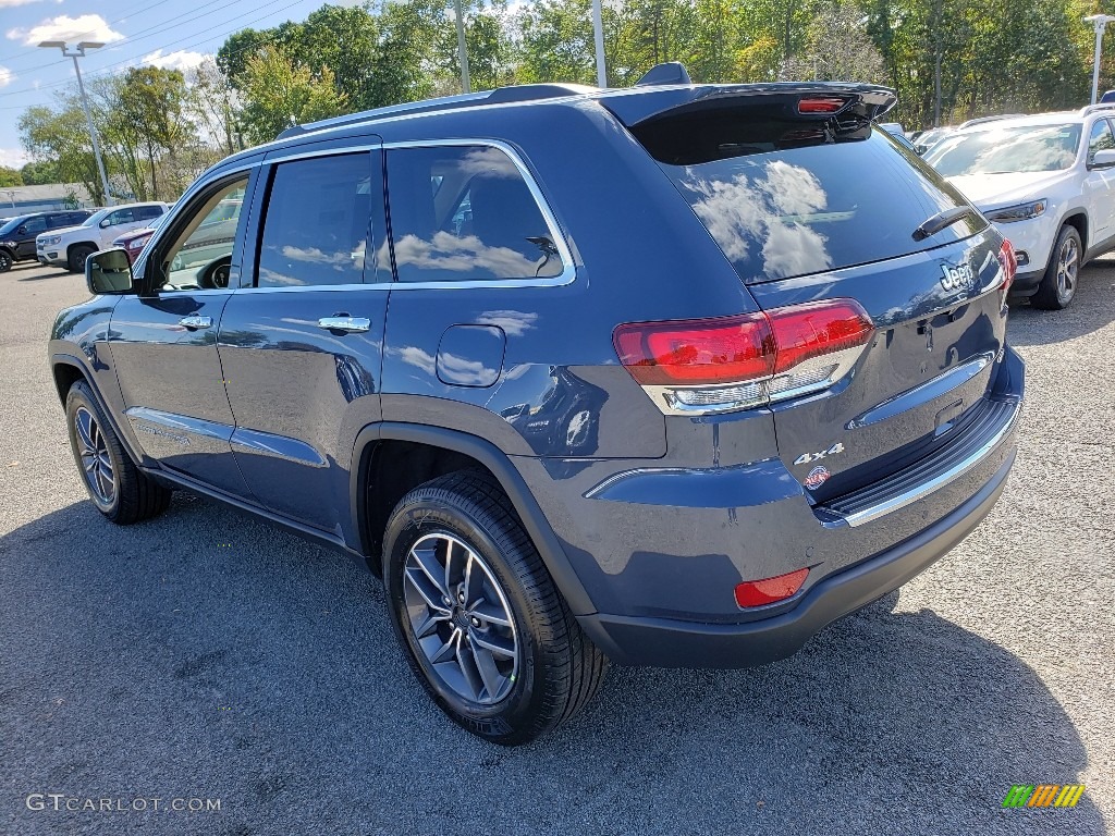 2020 Grand Cherokee Limited 4x4 - Slate Blue Pearl / Light Frost Beige/Black photo #4