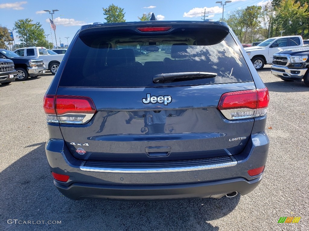 2020 Grand Cherokee Limited 4x4 - Slate Blue Pearl / Light Frost Beige/Black photo #5