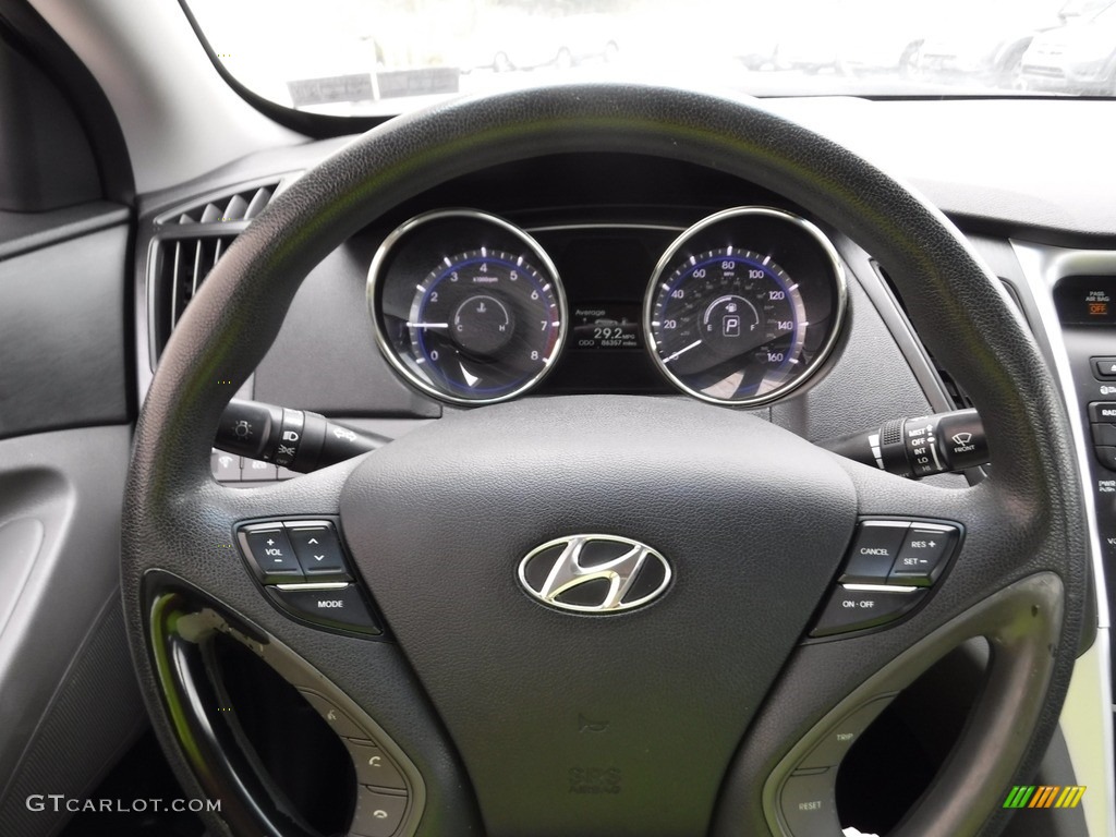 2012 Sonata GLS - Pacific Blue Pearl / Gray photo #18