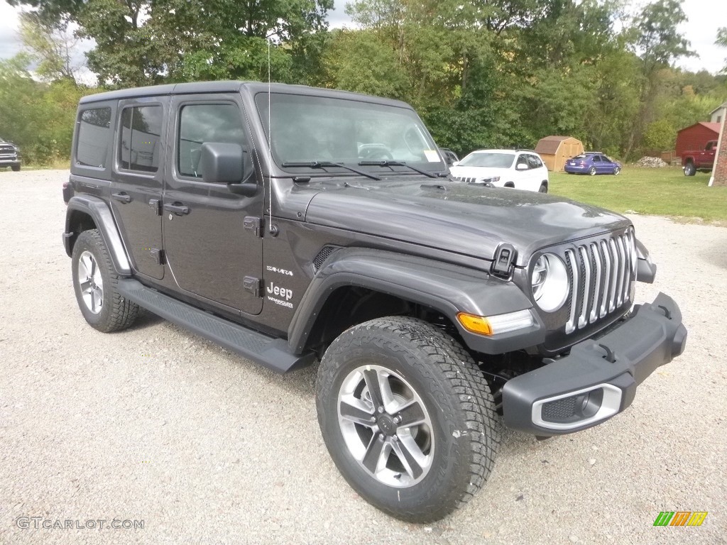Granite Crystal Metallic 2020 Jeep Wrangler Unlimited Sahara 4x4 Exterior Photo #135492170