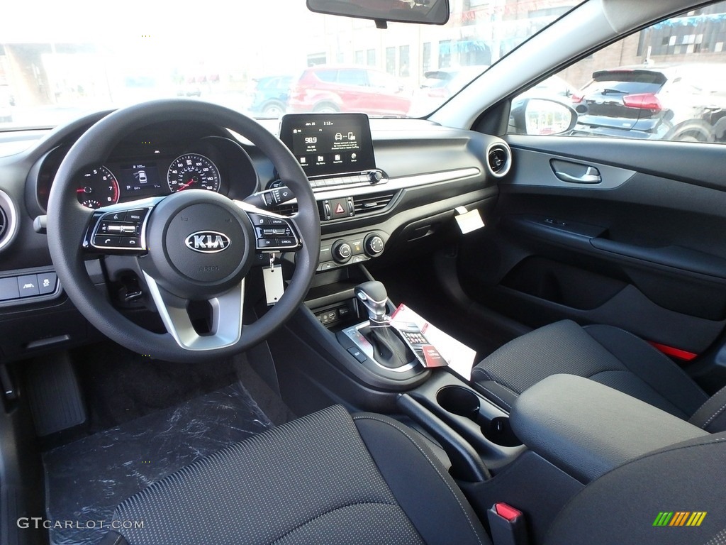 Black Interior 2020 Kia Forte LXS Photo #135492431