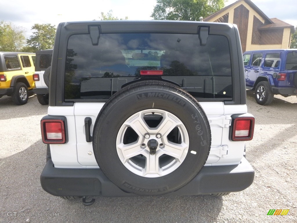 2020 Wrangler Unlimited Sport 4x4 - Bright White / Black photo #4