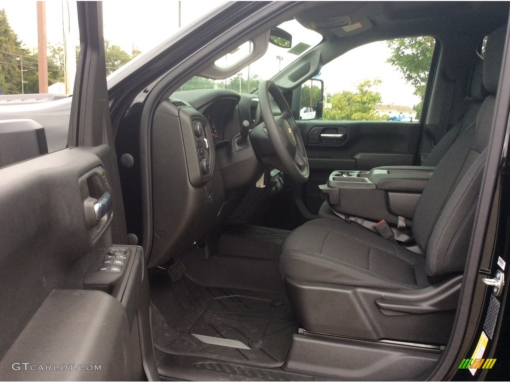 Jet Black Interior 2020 Chevrolet Silverado 2500HD Custom Crew Cab 4x4 Photo #135494552