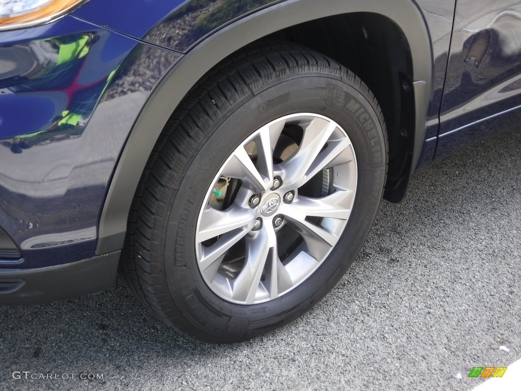 2015 Highlander XLE AWD - Nautical Blue Metallic / Ash photo #6