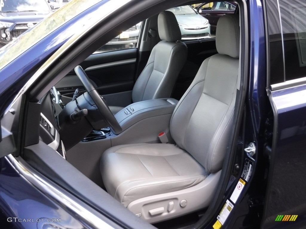 2015 Highlander XLE AWD - Nautical Blue Metallic / Ash photo #14