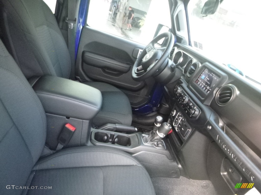 2020 Wrangler Unlimited Sport 4x4 - Ocean Blue Metallic / Black photo #10